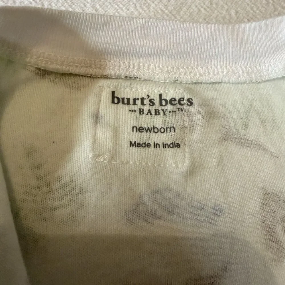 Lot Of 3 Sleepers Burts Bees Carter’s Mighty Goods 0-3 Month Sleeping Suit